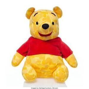 A Bathing Ape x Winnie the Pooh Limited Ed. Plush & Bag BAPE